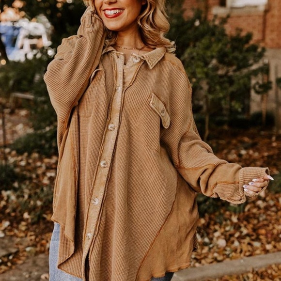 Free People FP One Scout Jacket in Fawn Rare No Longer Sold - Picture 3 of 16